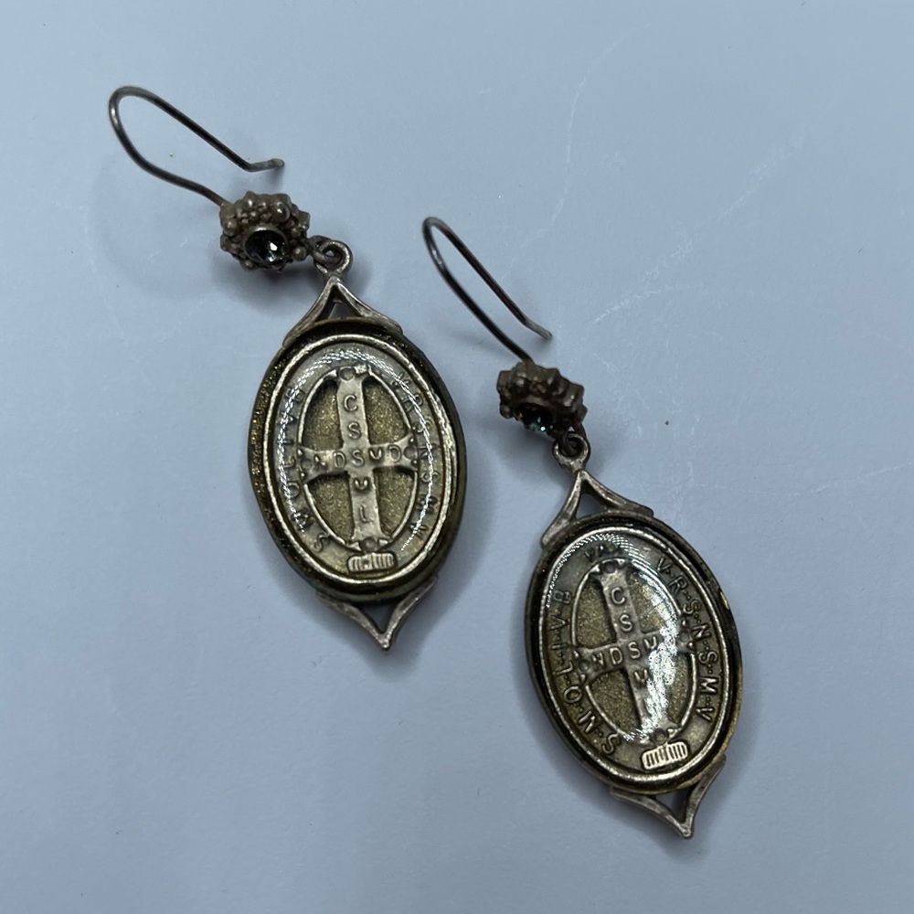 Virgin Saints & Angels Oval Earrings